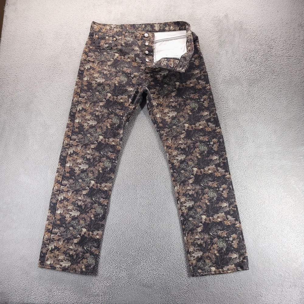 Levi's Jeans Mens 36x32 Camo 501 '93 Regular Straight Button Fly 79830-0077